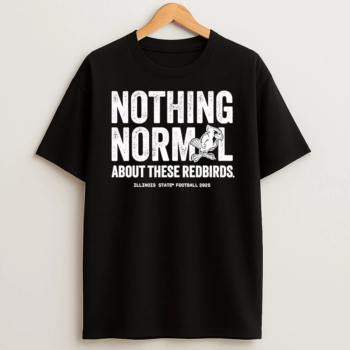 Vflippa Schmidtstee 20251224_174200 144_illinois State Football 2025 Nothing Normal About These Redbirds T Shirt