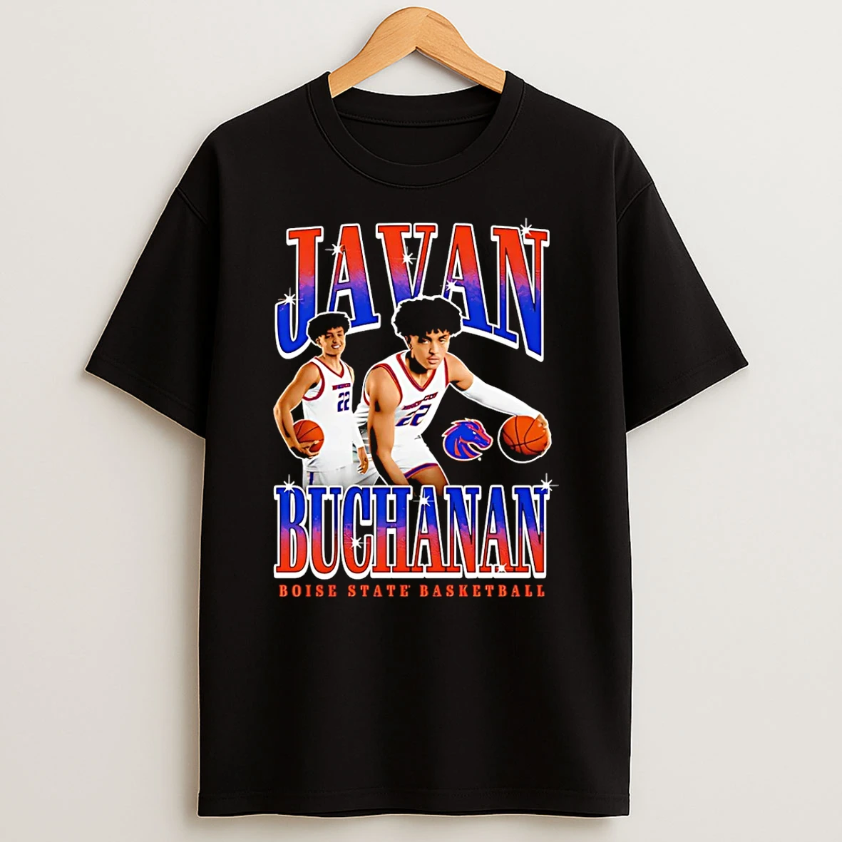 Vflippa Schmidtstee 20251224_174200 144_javan Buchanan Boise State Broncos Player Collage T Shirt