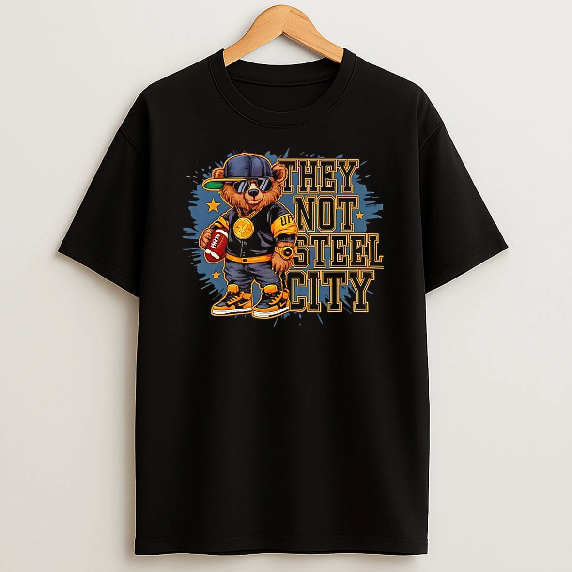 Vflippa Schmidtstee 20251224_174200 144_pittsburgh Steelers They Not Steel City Bear T Shirt