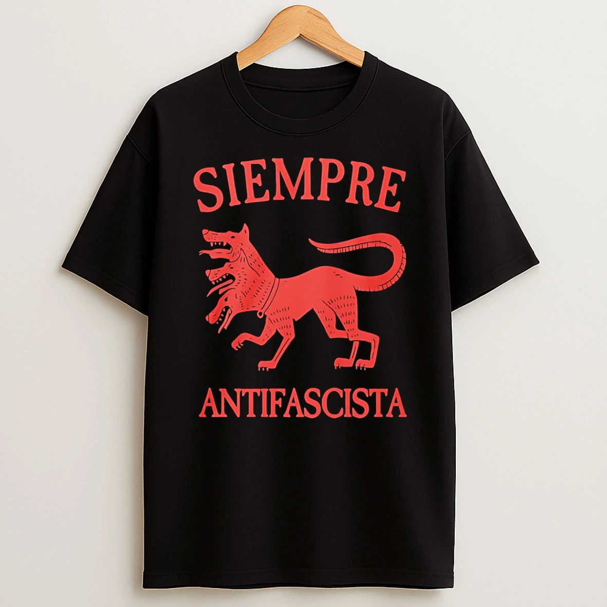 Vflippa Schmidtstee 20251224_174200 144_siempre Antifascista Logo T Shirt