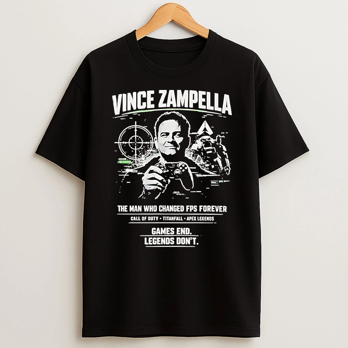 Vflippa Schmidtstee 20251224_174200 144_vince Zampella The Man Who Changed Fps Forever T Shirt