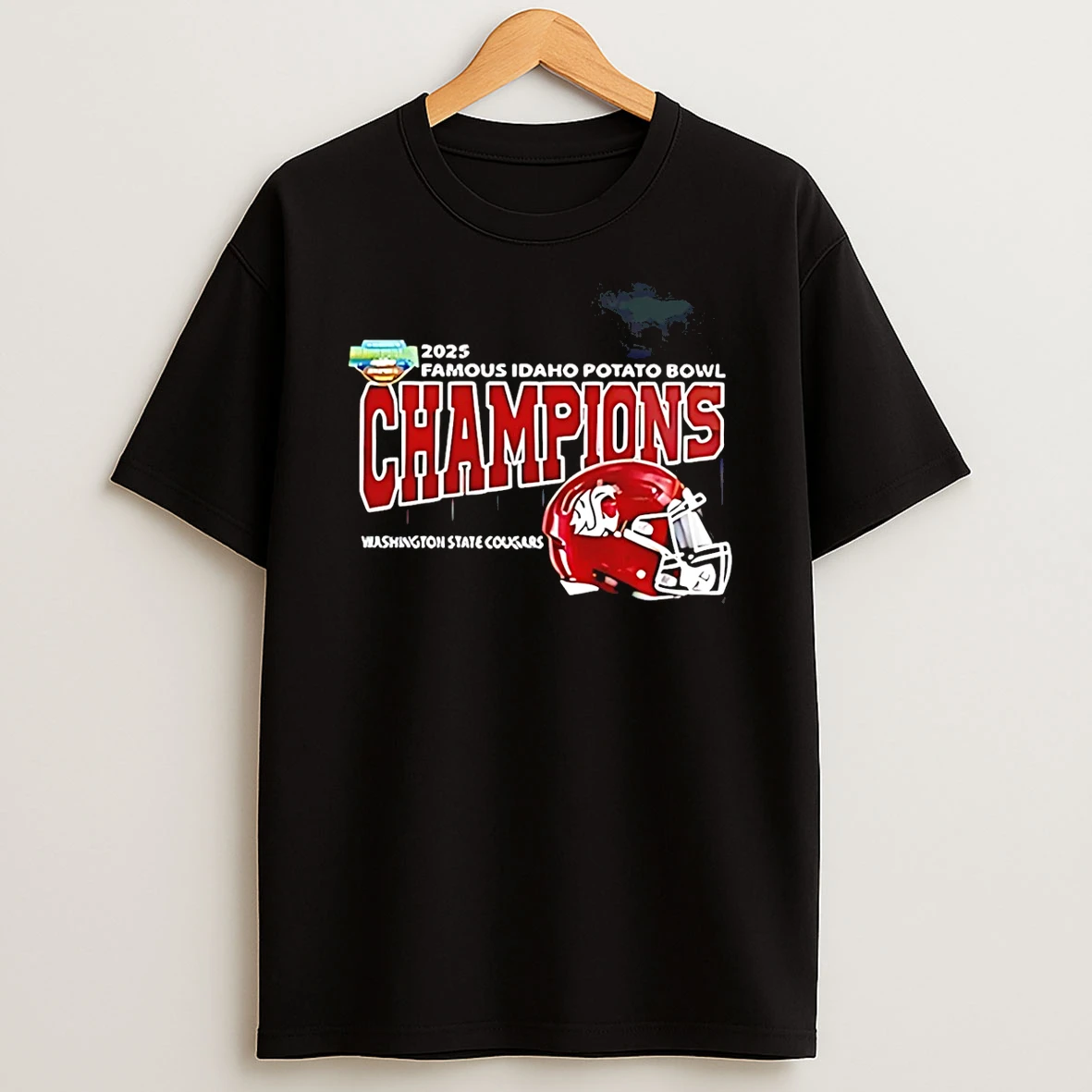 Vflippa Schmidtstee 20251224_174200 144_washington State Cougars 2025 Famous Idaho Potato Bowl Champions Helmet T Shirt
