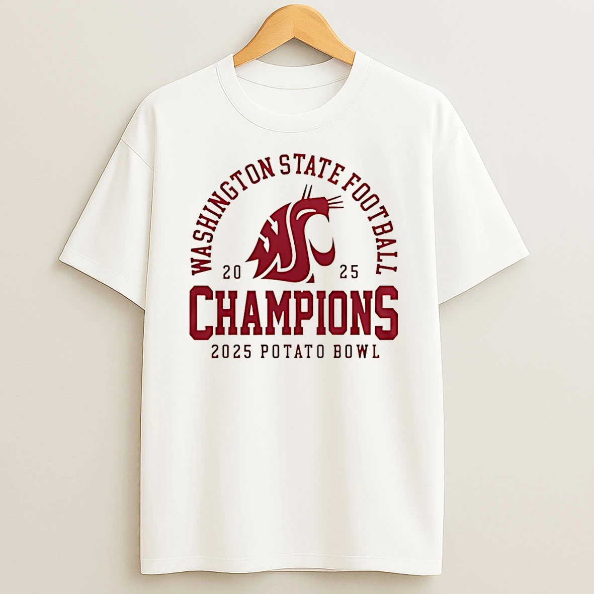 Vflippa Schmidtstee 20251225_095611 31_washington State Football 2025 Potato Bowl Champions Classic T Shirt