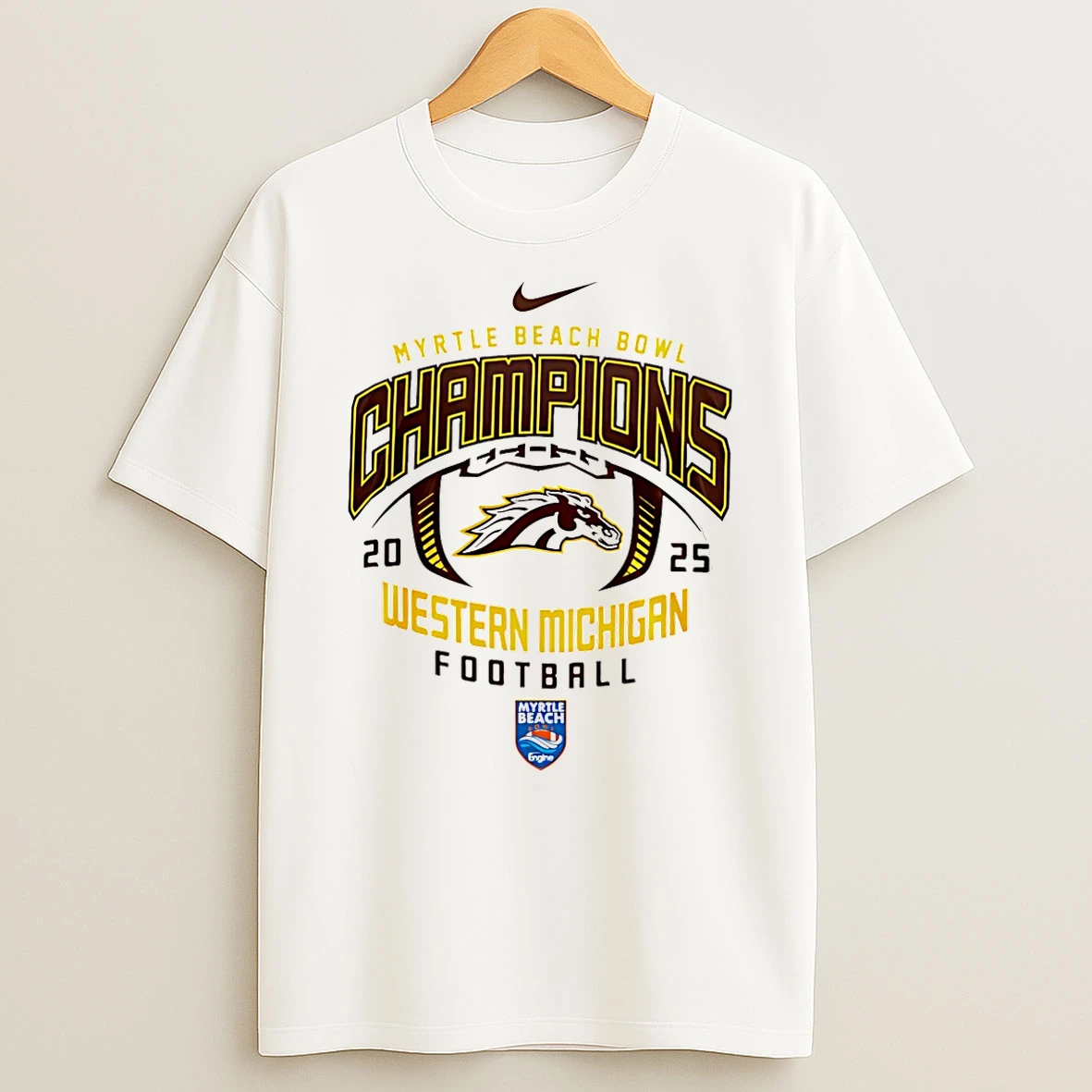 Vflippa Schmidtstee 20251225_095611 31_western Michigan Broncos Myrtle Beach Bowl Champions 2025 T Shirt