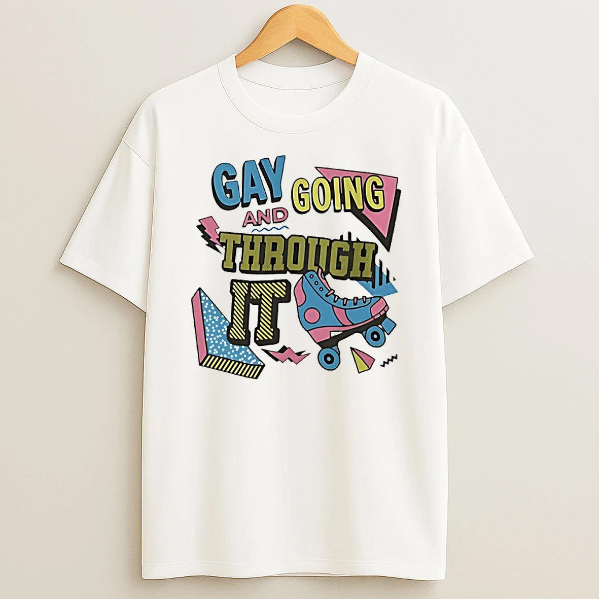 Vflippa Techteesusa 20251209_123058 28_gay And Going Through It Circle T Shirt