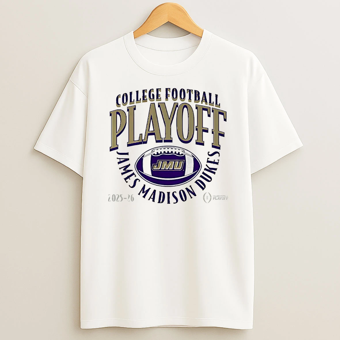 Vflippa Techteesusa 20251209_123058 28_james Madison Dukes 2025 2026 College Football Playoff Curve Logo Circle T Shirt