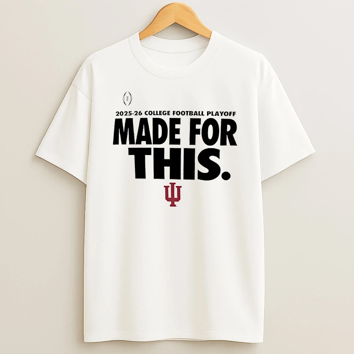 Vflippa Techteesusa 20251209_123058 28_made For This Indiana Hoosiers 2025 2026 College Football Playoff Circle T Shirt