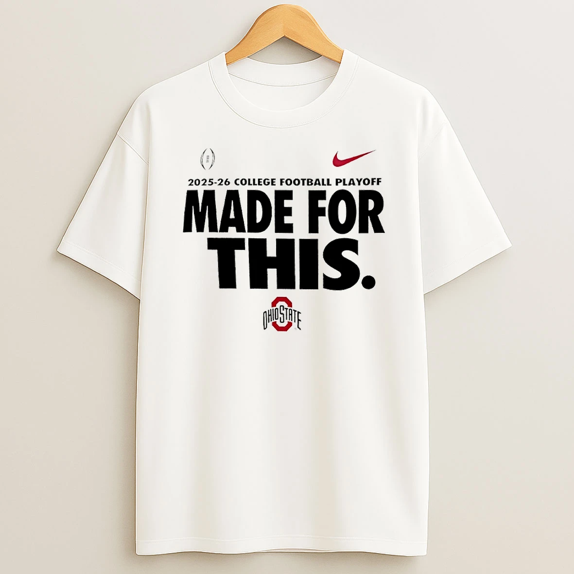 Vflippa Techteesusa 20251209_123058 28_made For This Ohio State Buckeyes 2025 2026 College Football Playoff Circle T Shirt