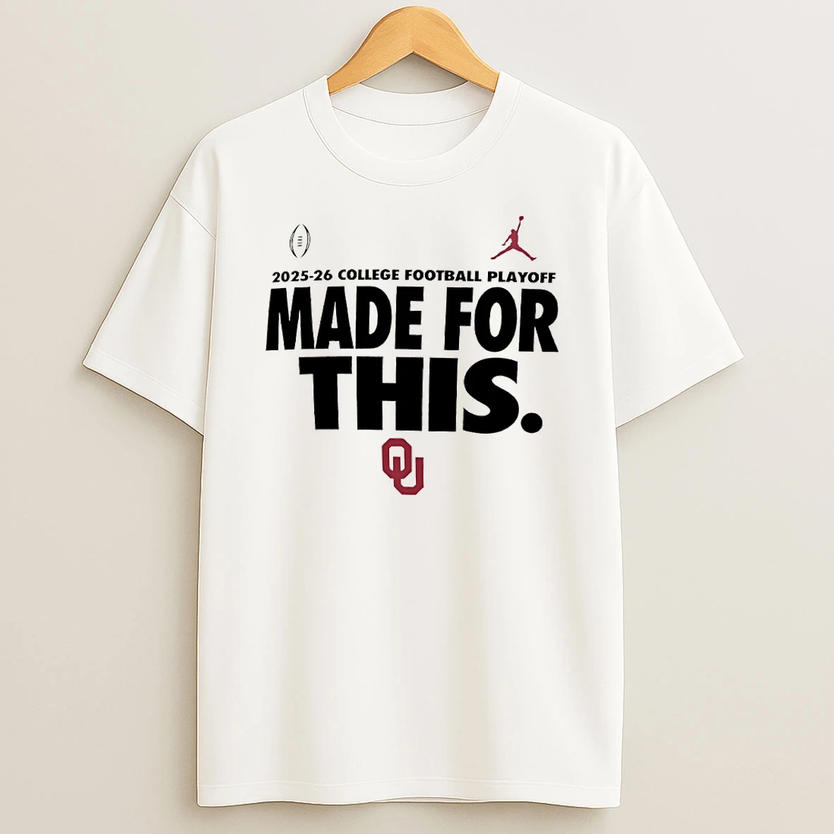 Vflippa Techteesusa 20251209_123058 28_made For This Oklahoma Sooners 2025 2026 College Football Playoff Circle T Shirt