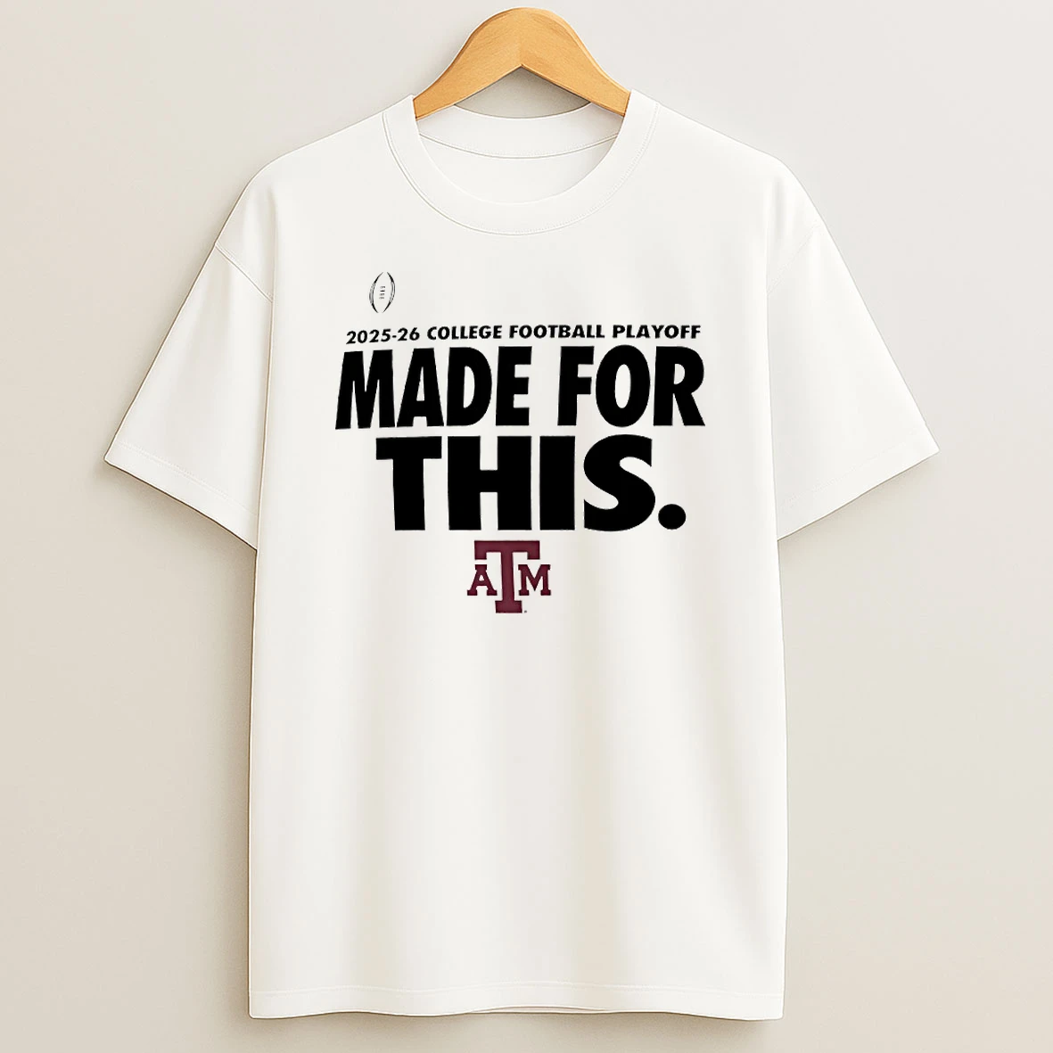 Vflippa Techteesusa 20251209_123058 28_made For This Texas A And M Aggies 2025 2026 College Football Playoff Circle T Shirt