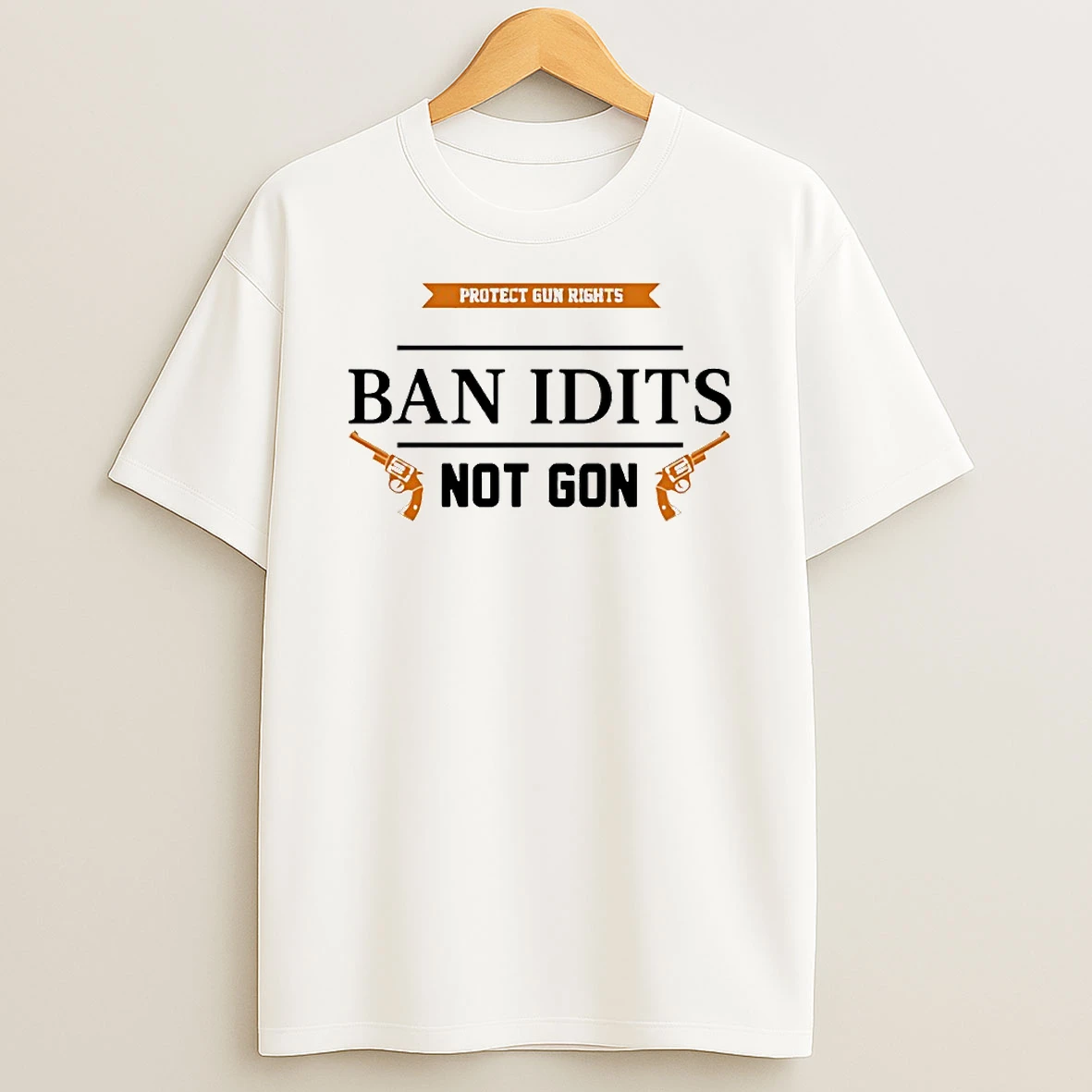 Vflippa Techteesusa 20251209_123058 28_protect Gun Rights Ban Idiots Not Guns Circle T Shirt