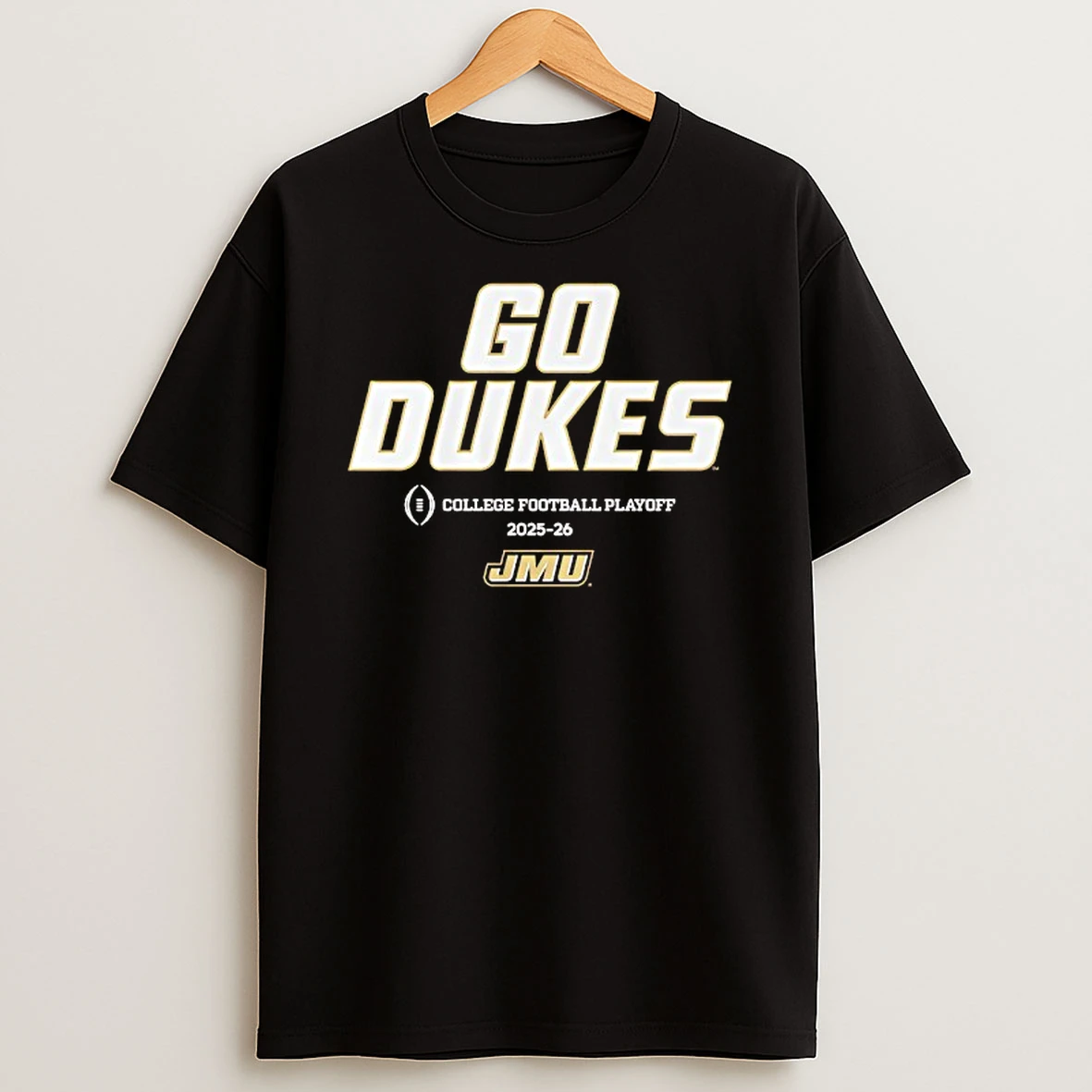 Vflippa Techteesusa 20251209_130043 33_jmu Go Dukes 2025 2026 College Football Playoff Slogan T Shirt