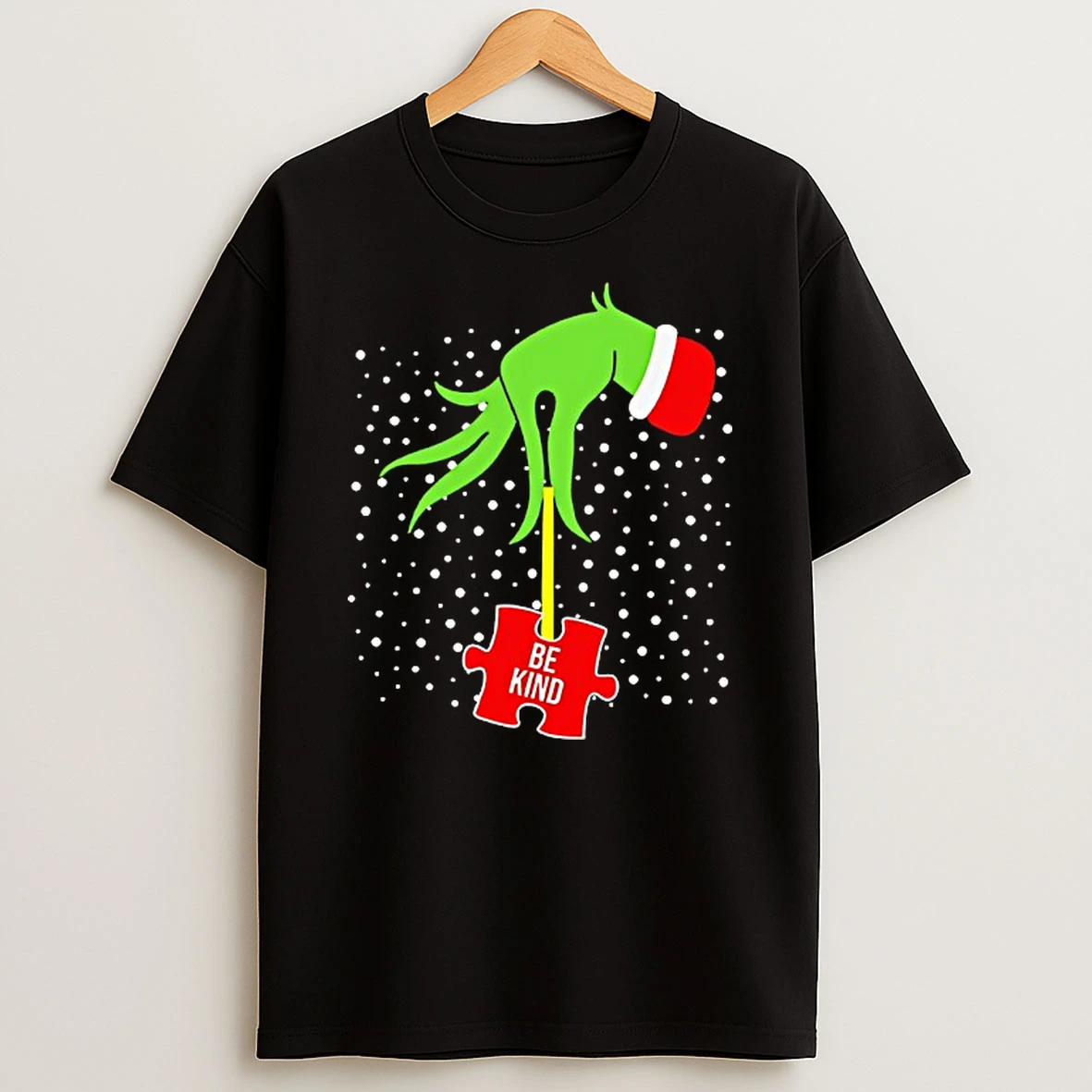 Vflippa Techteesusa 20251209_165244 48_grinch Hand Be Kind Puzzle Autism Awareness Christmas T Shirt