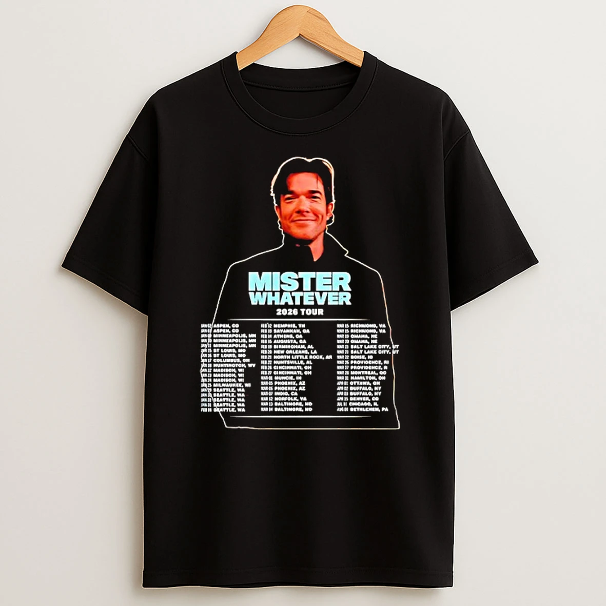 Vflippa Techteesusa 20251209_165244 48_john Mulaney Mister Whatever N America Tour 2026 T Shirt