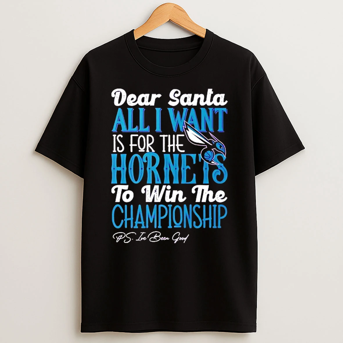 Vflippa Techteesusa 20251209_172108 26_dear Santa All I Want Is For The Charlotte Hornets To Win The Championship T Shirt