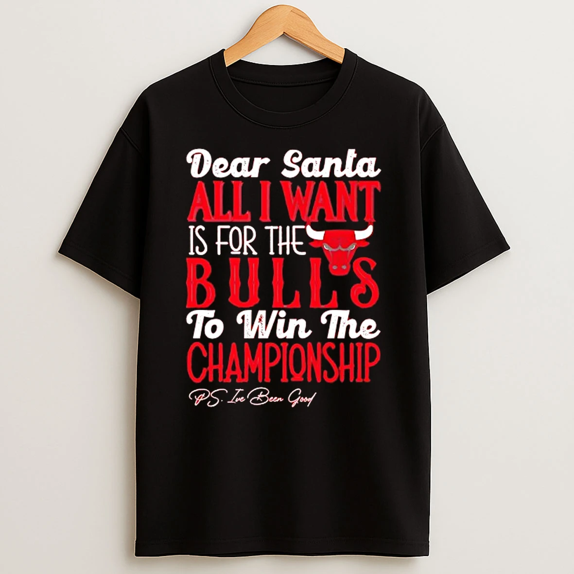 Vflippa Techteesusa 20251209_172108 26_dear Santa All I Want Is For The Chicago Bulls To Win The Championship T Shirt