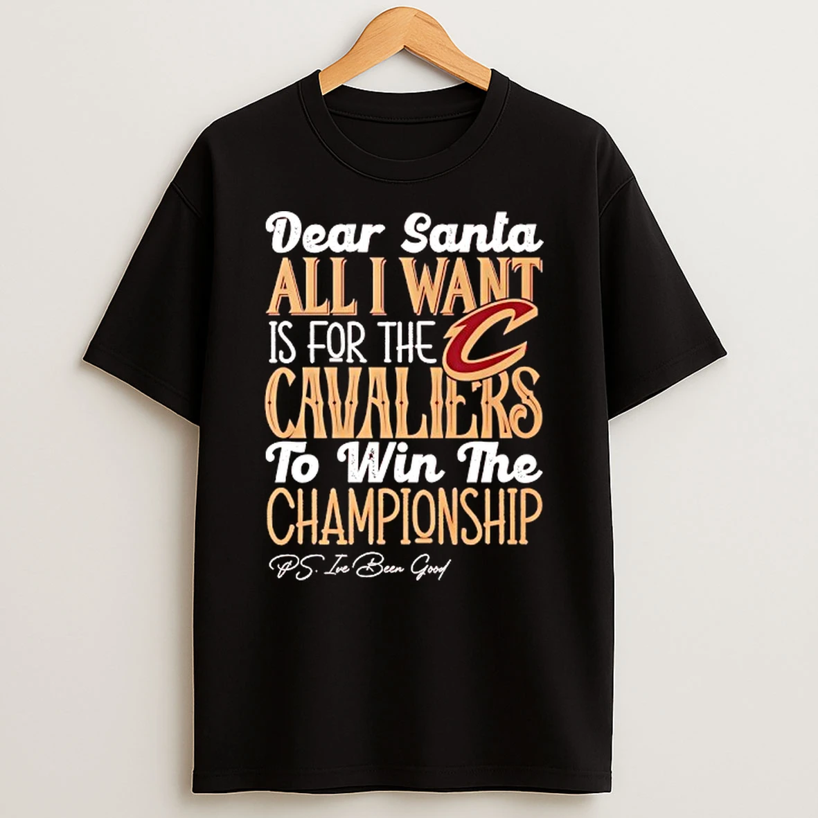 Vflippa Techteesusa 20251209_172108 26_dear Santa All I Want Is For The Cleveland Cavaliers To Win The Championship T Shirt