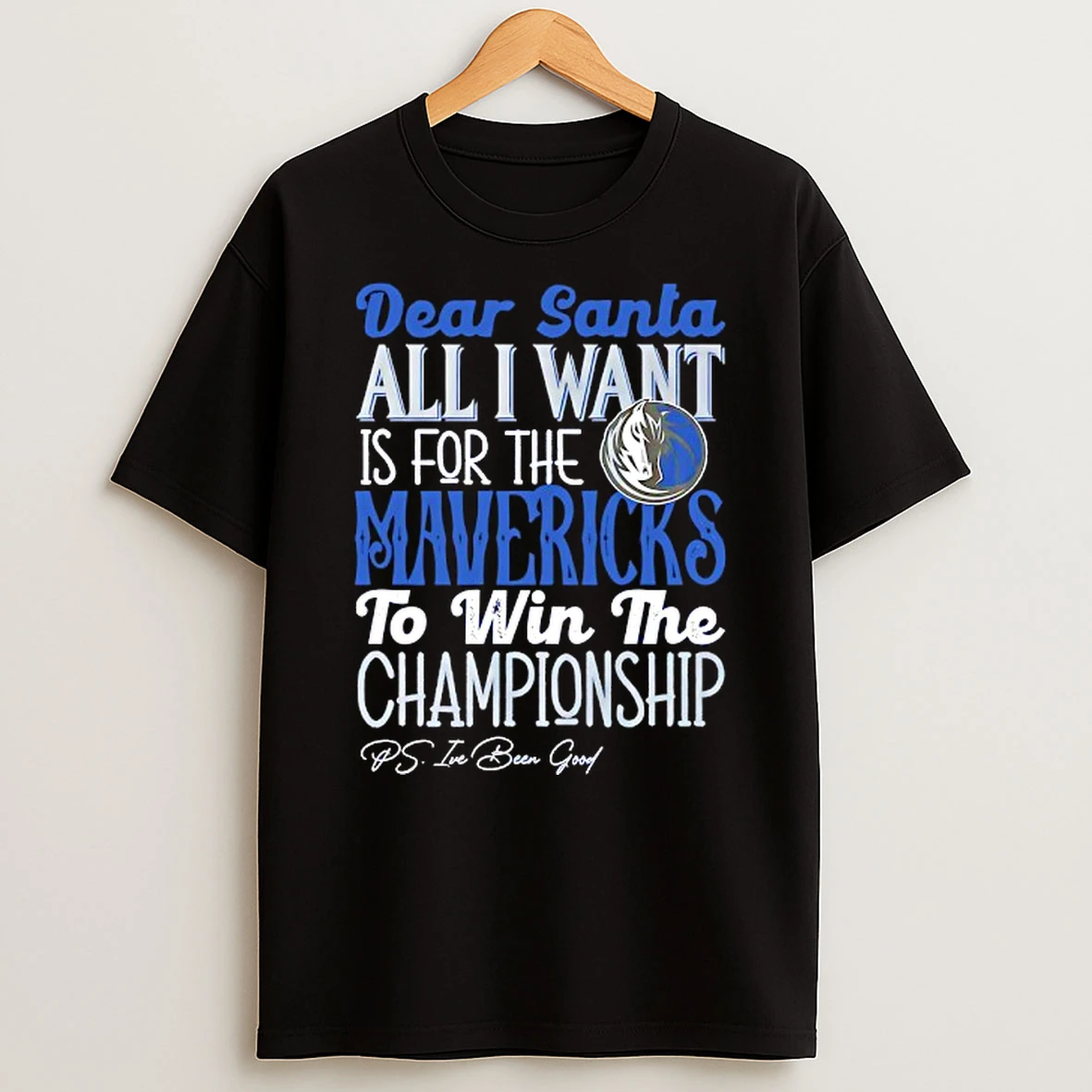 Vflippa Techteesusa 20251209_172108 26_dear Santa All I Want Is For The Dallas Mavericks To Win The Championship T Shirt