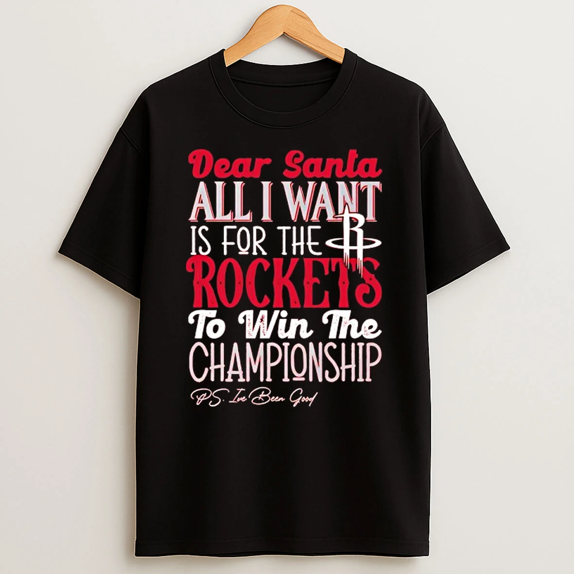 Vflippa Techteesusa 20251209_172108 26_dear Santa All I Want Is For The Houston Rockets To Win The Championship T Shirt