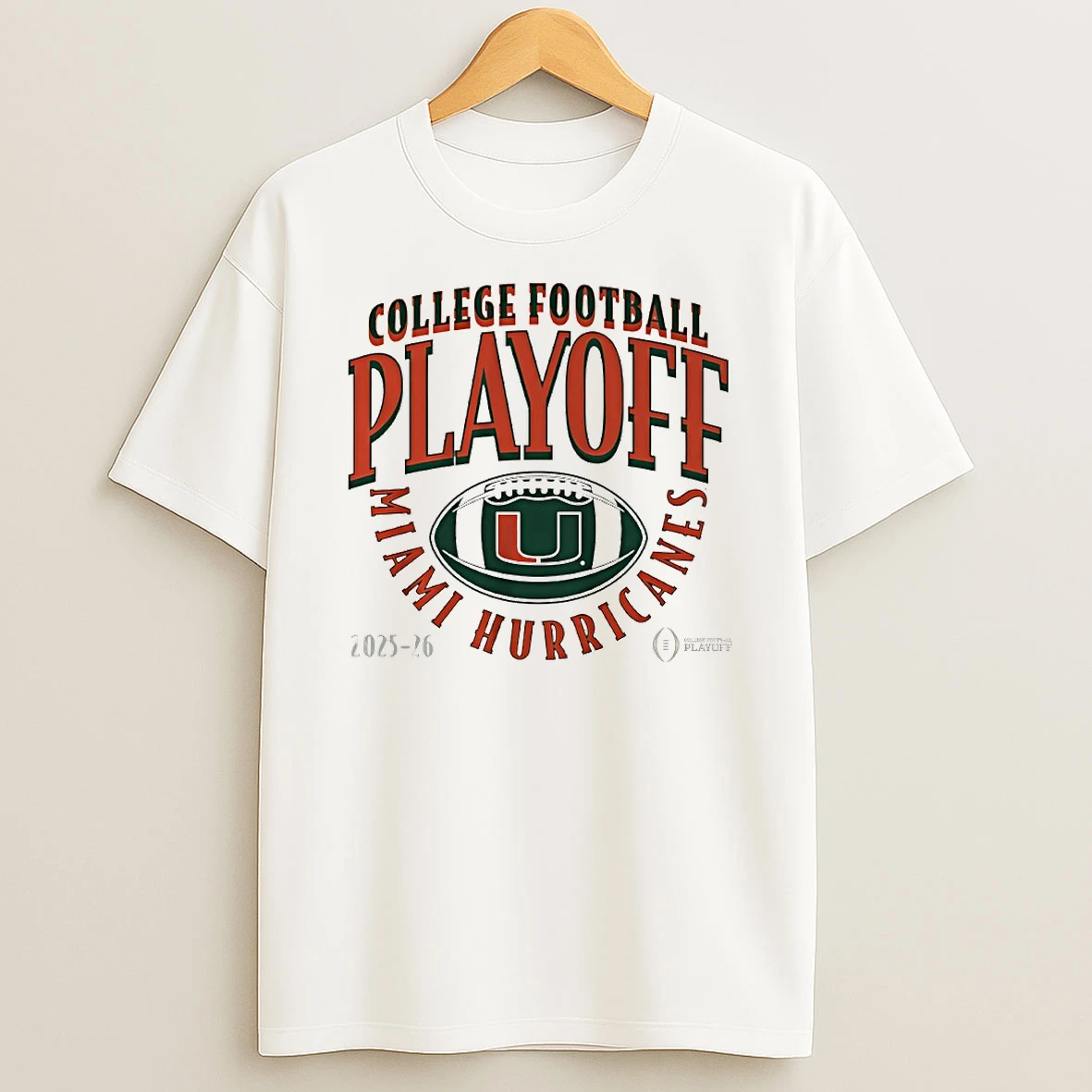 Vflippa Techteesusa 20251210_132255 48_miami Hurricanes 2025 2026 College Football Playoff Curve Logo Circle T Shirt
