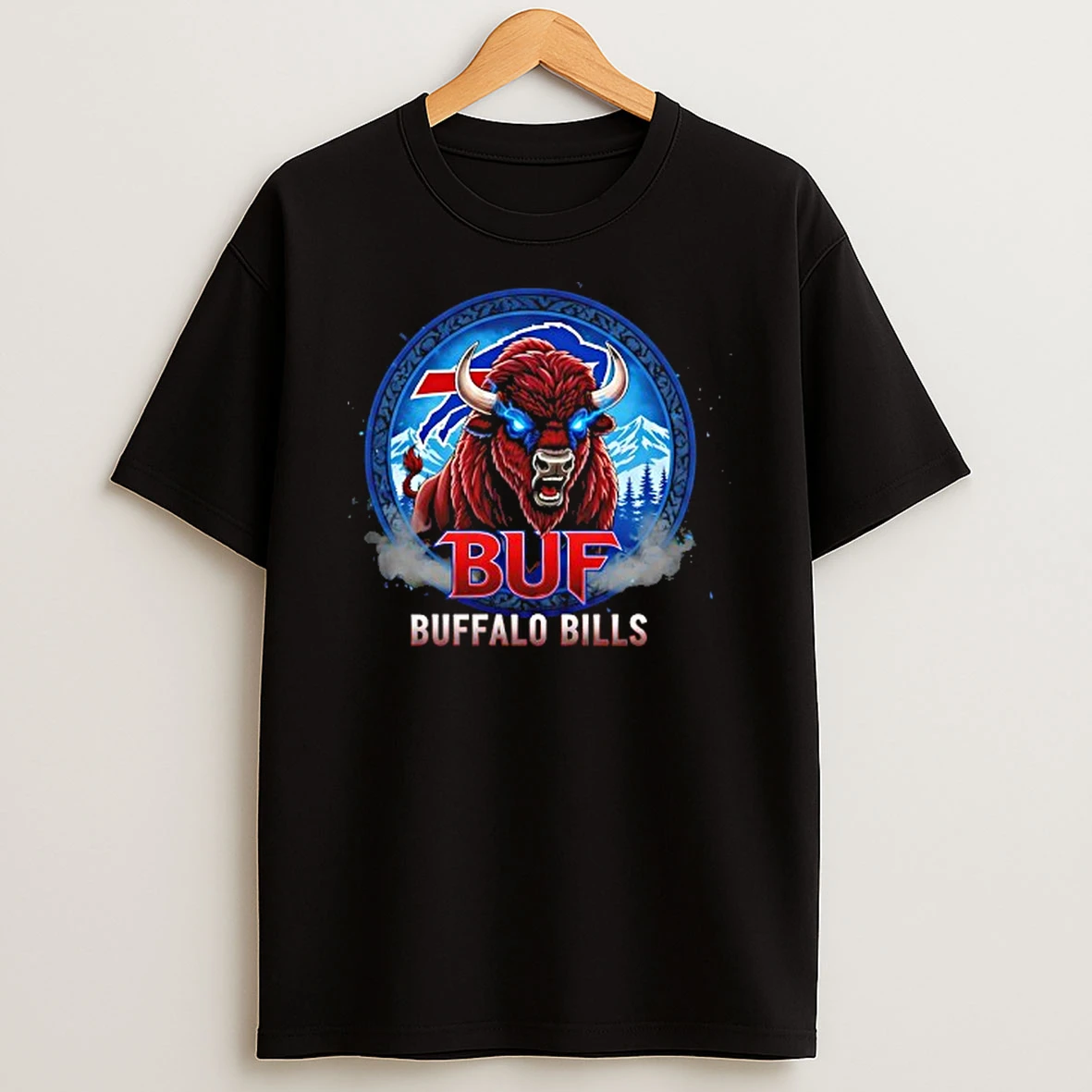 Vflippa Techteesusa 20251210_172442 61_buffalo Bills The Night Skyline Logo T Shirt