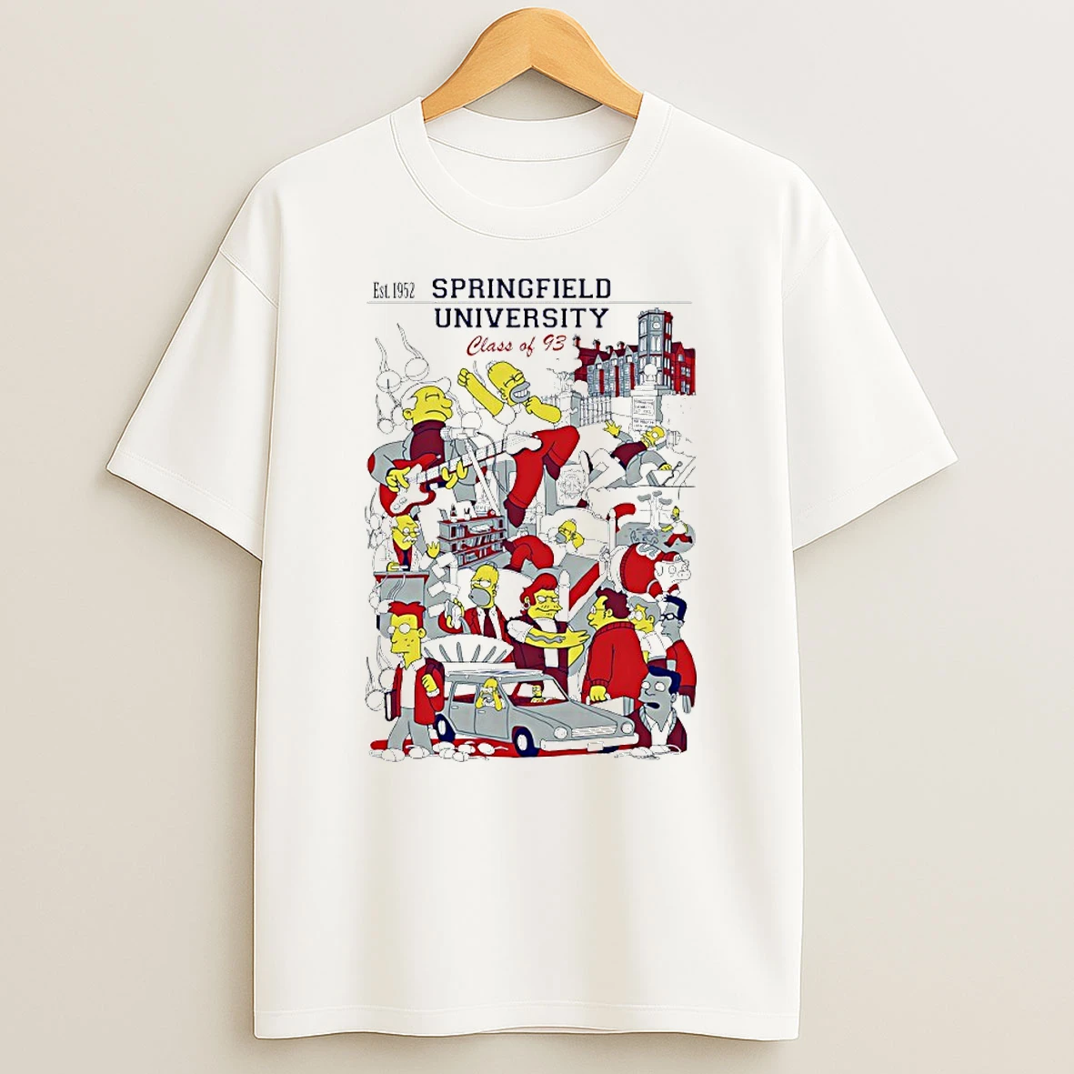 Vflippa Techteesusa 20251210_172442 61_simpsons Springfiled University Class Of 93 Circle T Shirt
