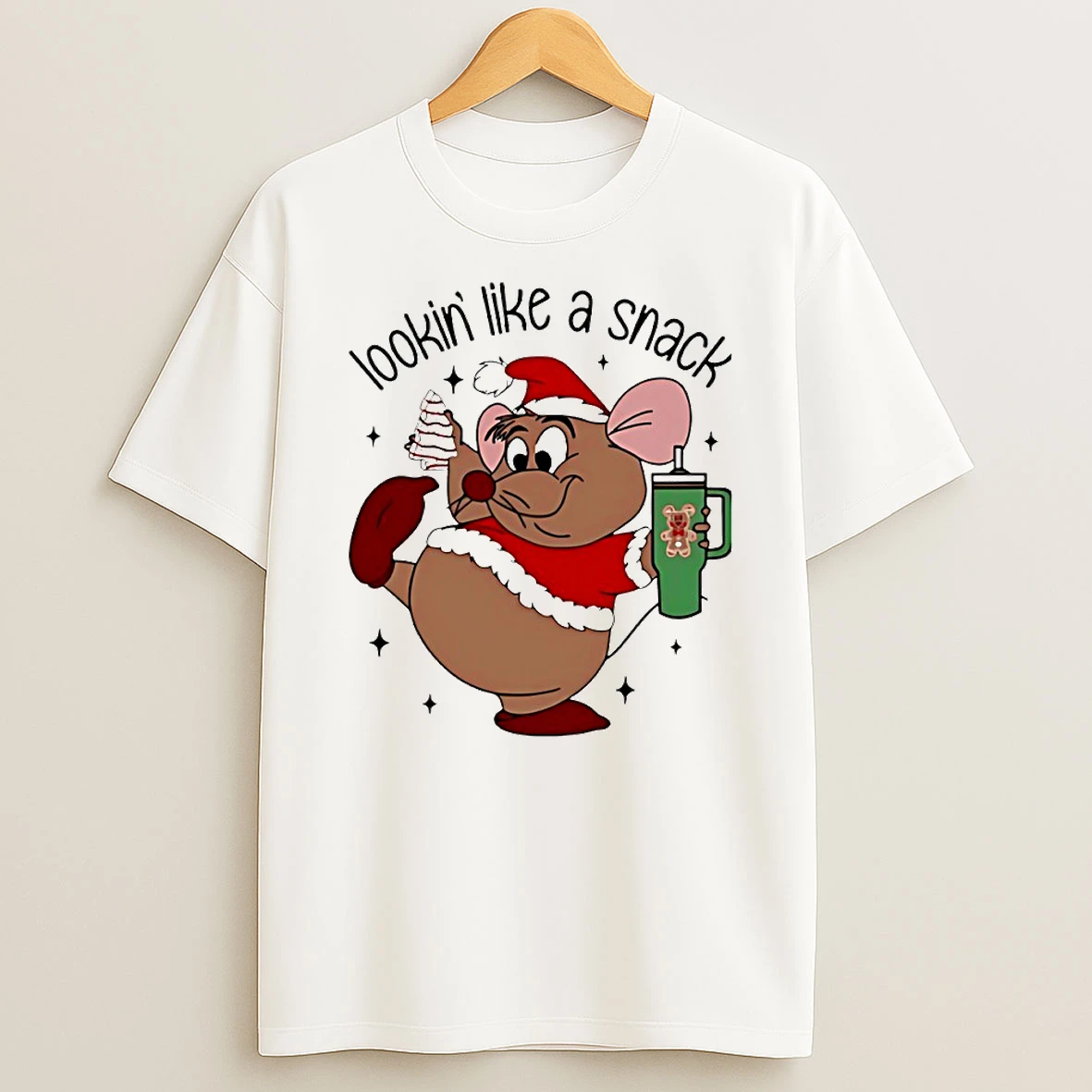 Vflippa Techteesusa 20251211_123534 36_deanna Looking Like A Snack Christmas Cartoon Mouse Circle T Shirt
