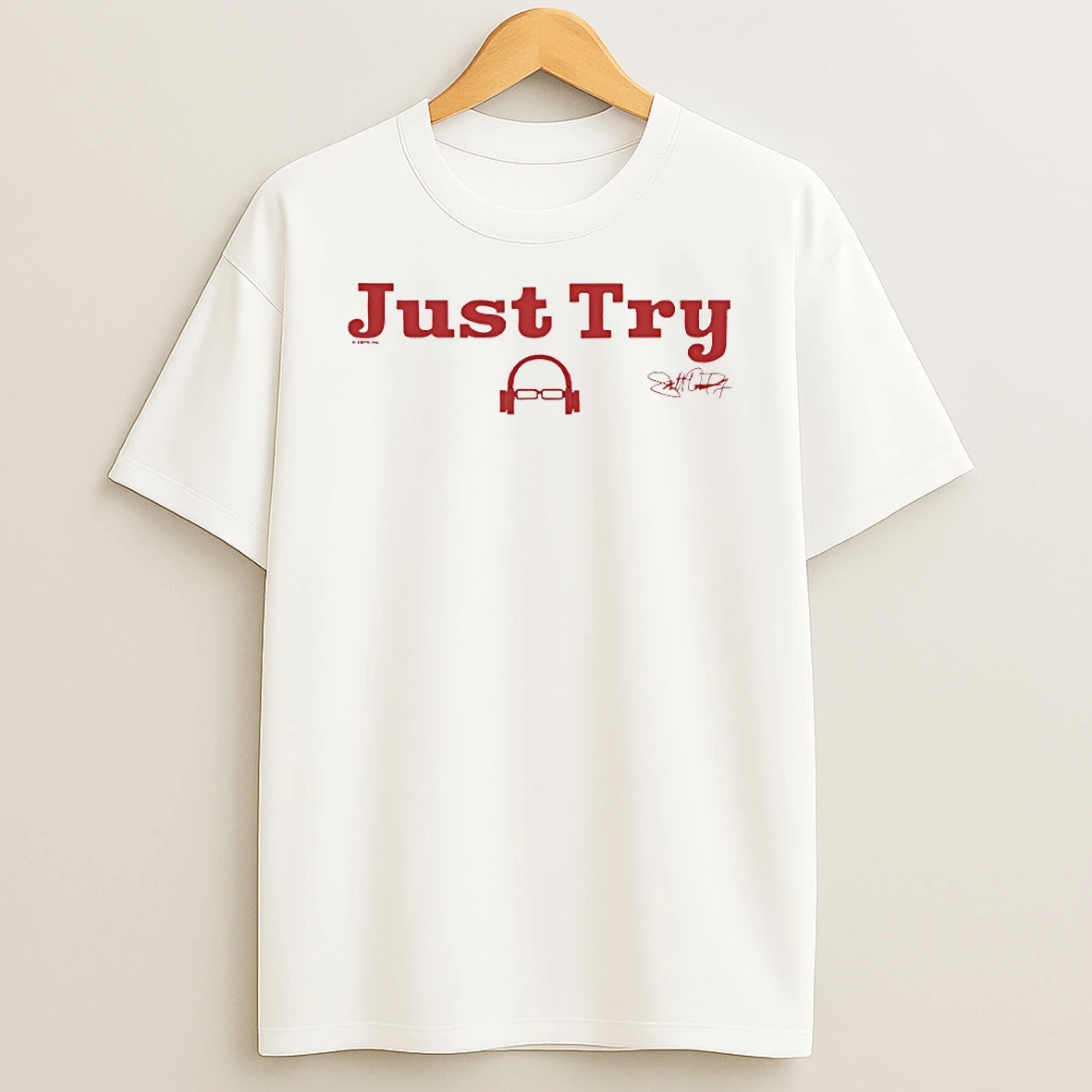 Vflippa Techteesusa 20251211_123534 36_scott Van Pelt Just Try Signature Circle T Shirt