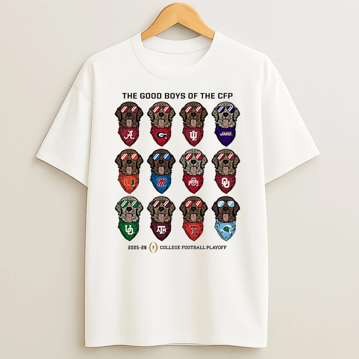 Vflippa Techteesusa 20251211_123534 36_the Good Boys Of The Cfp 2025 2026 College Football Playoff Circle T Shirt