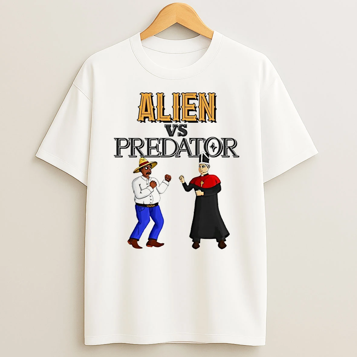 Vflippa Techteesusa 20251211_163320 39_alien Vs Predator Circle T Shirt