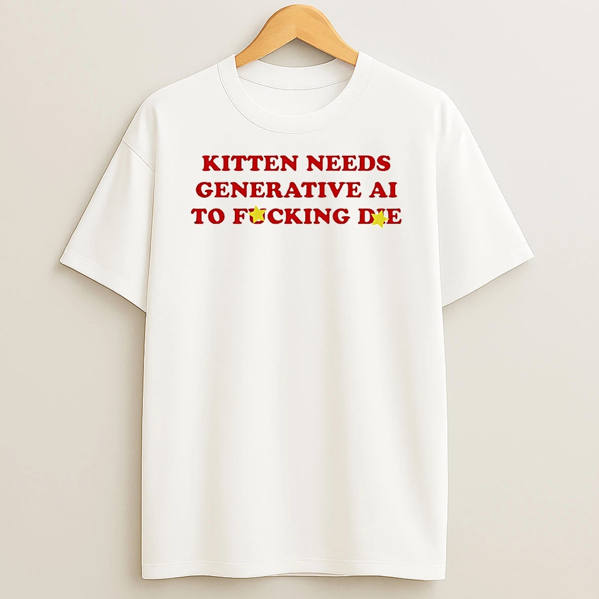 Vflippa Techteesusa 20251211_163320 39_kitten Needs Generative Ai To Fcking Die Circle T Shirt