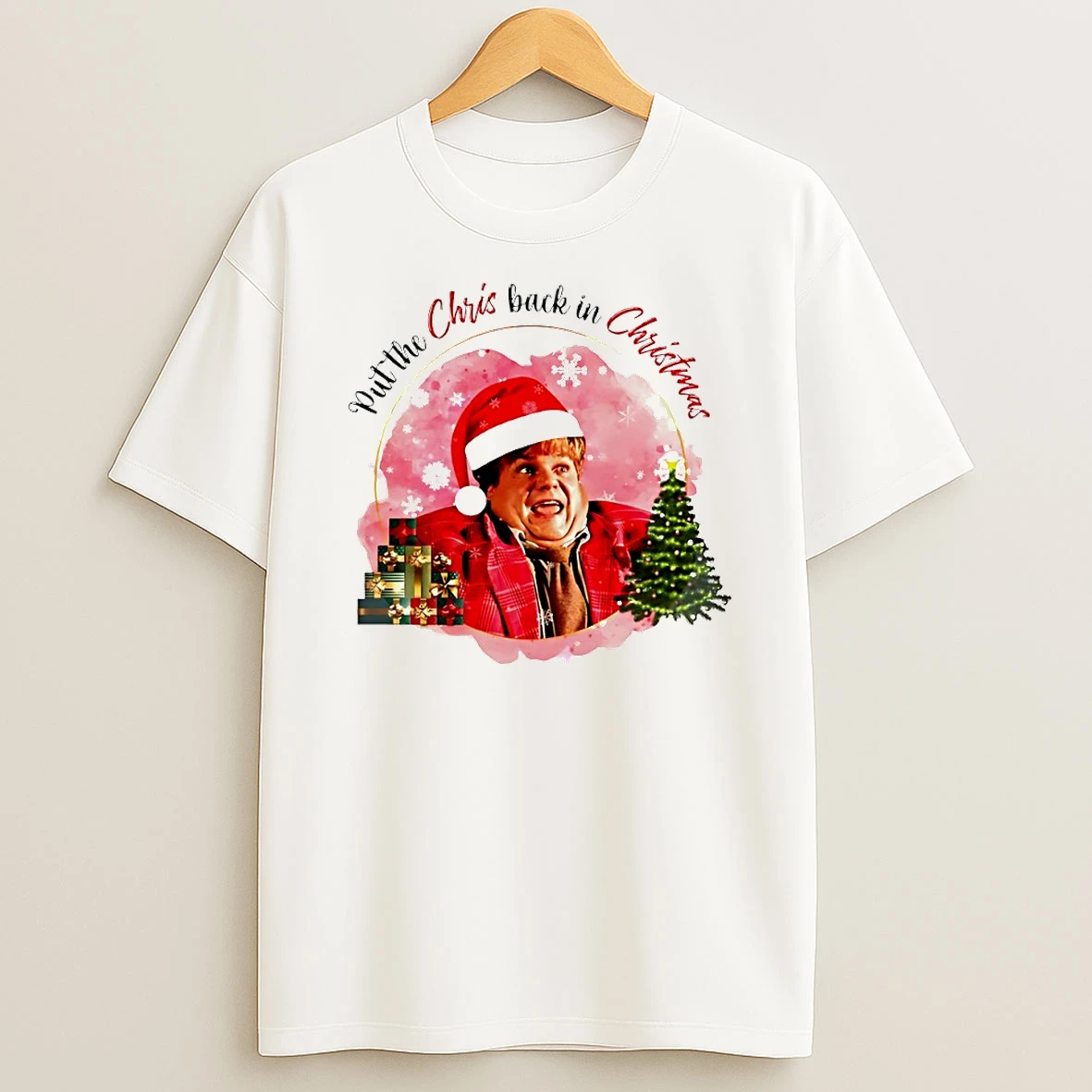 Vflippa Techteesusa 20251211_163320 39_put The Chris Back In Christmas Circle T Shirt