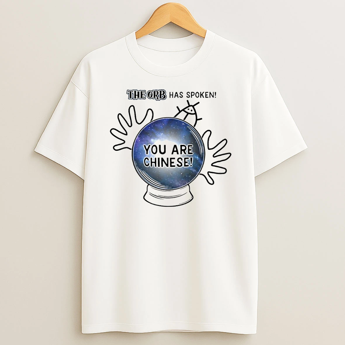 Vflippa Techteesusa 20251211_163320 39_the Orb Has Spoken You Are Chinese Circle T Shirt
