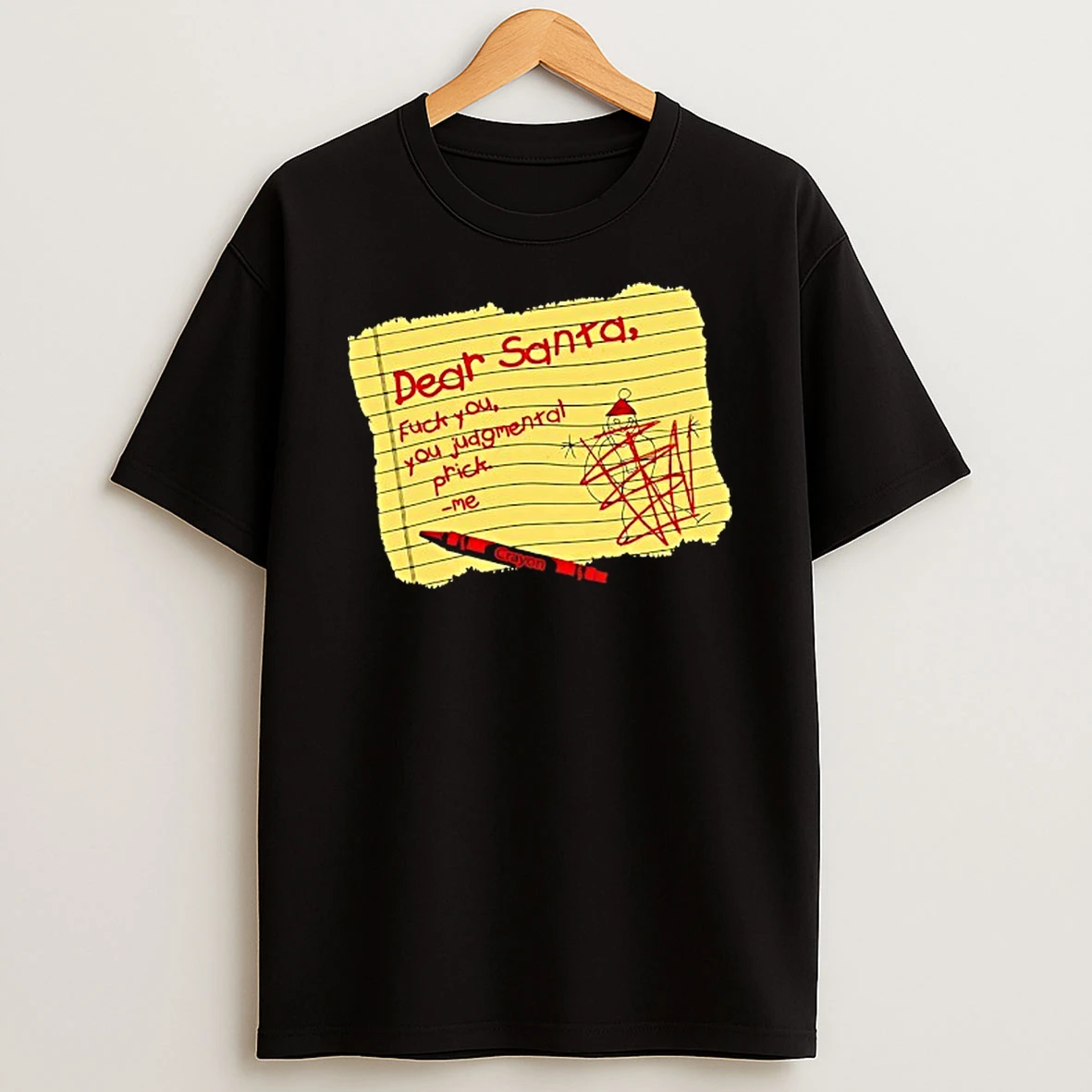 Vflippa Techteesusa 20251211_170402 58_dear Santa Fck You You Judgmental Prick Me T Shirt