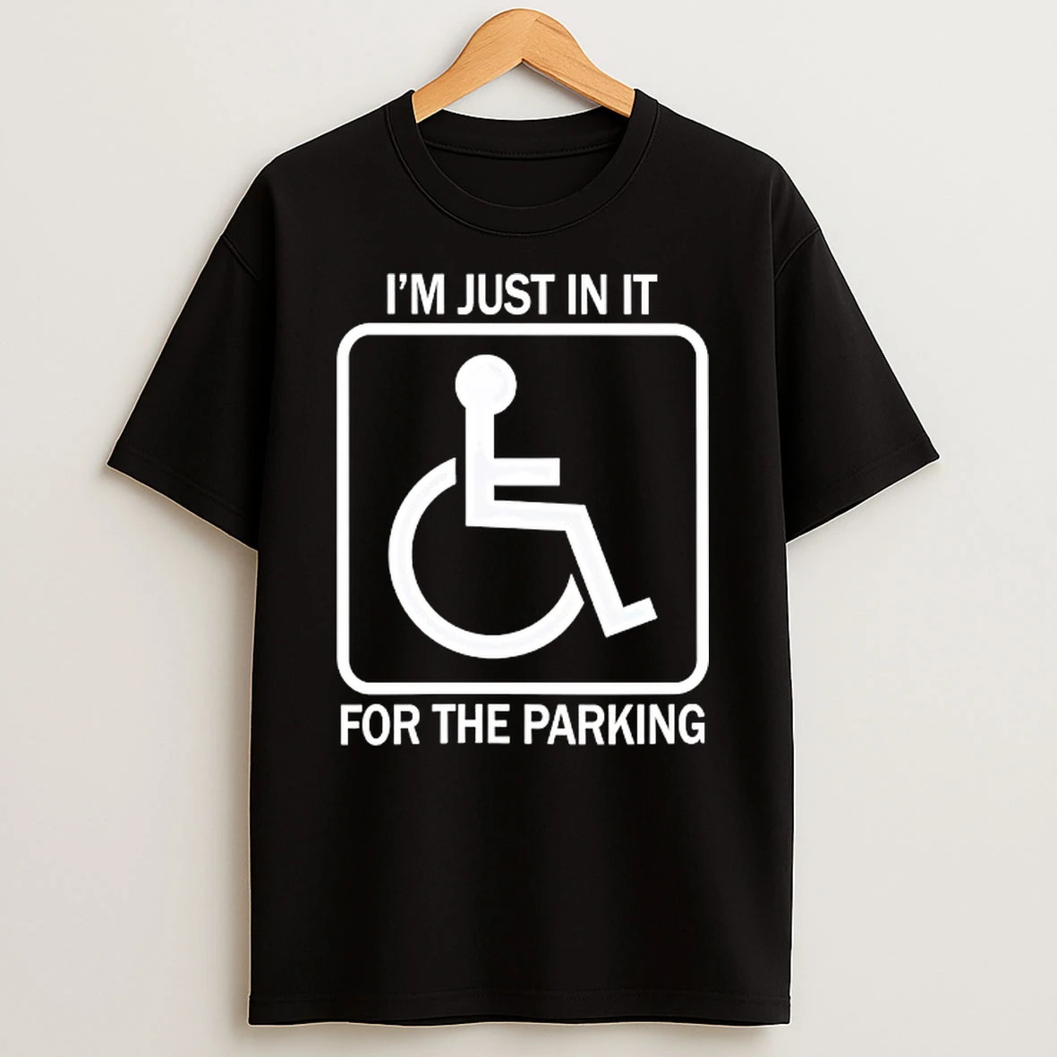 Vflippa Techteesusa 20251211_170402 58_im Just In It For The Parking T Shirt