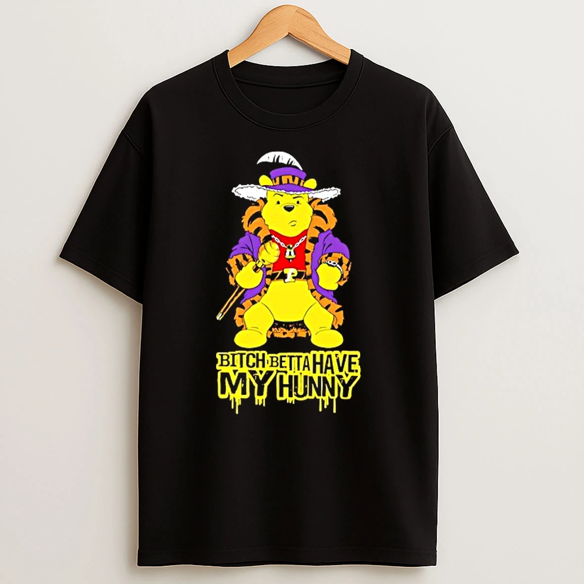Vflippa Techteesusa 20251211_170402 58_winnie The Pooh Bitch Betta Have My Hunny T Shirt