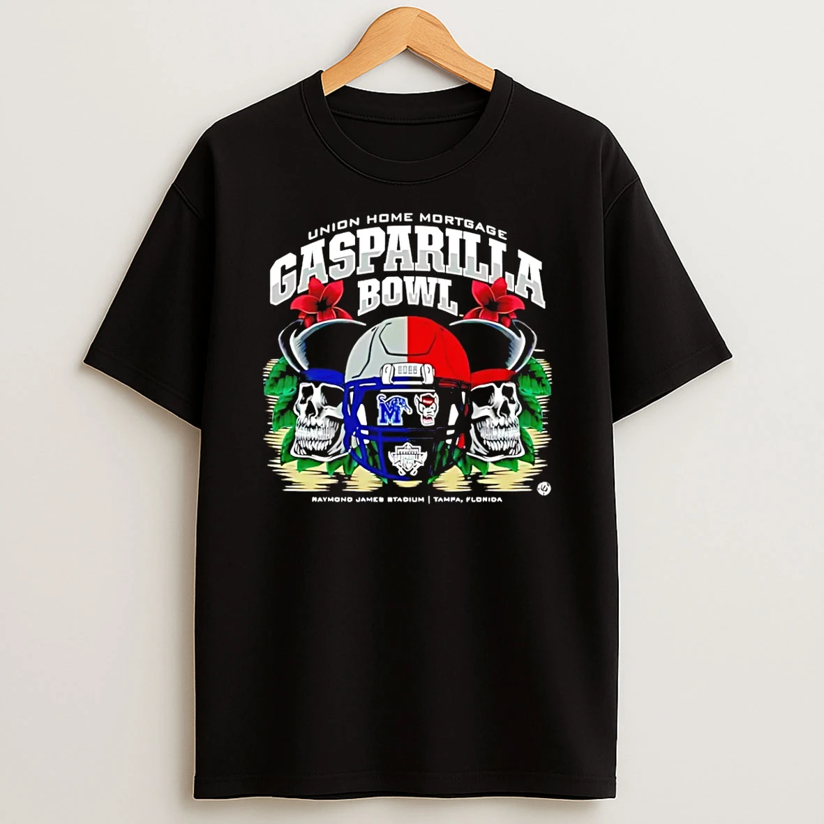 Vflippa Wildfoxtee 20251210_133315 68_memphis Tigers Vs North Carolina State Wolfpack 2025 Gasparilla Bowl Head To Head T Shirt