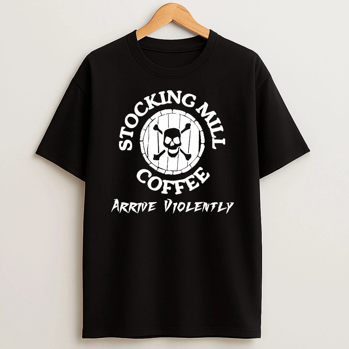 Vflippa Wildfoxtee 20251210_133315 68_stocking Mill Coffee Arrive Violently T Shirt