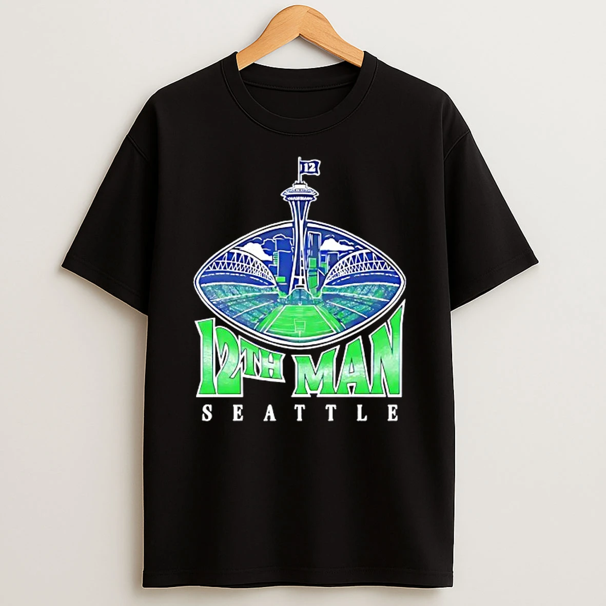 12th Man Seattle Seahawks Stadium T Shirt