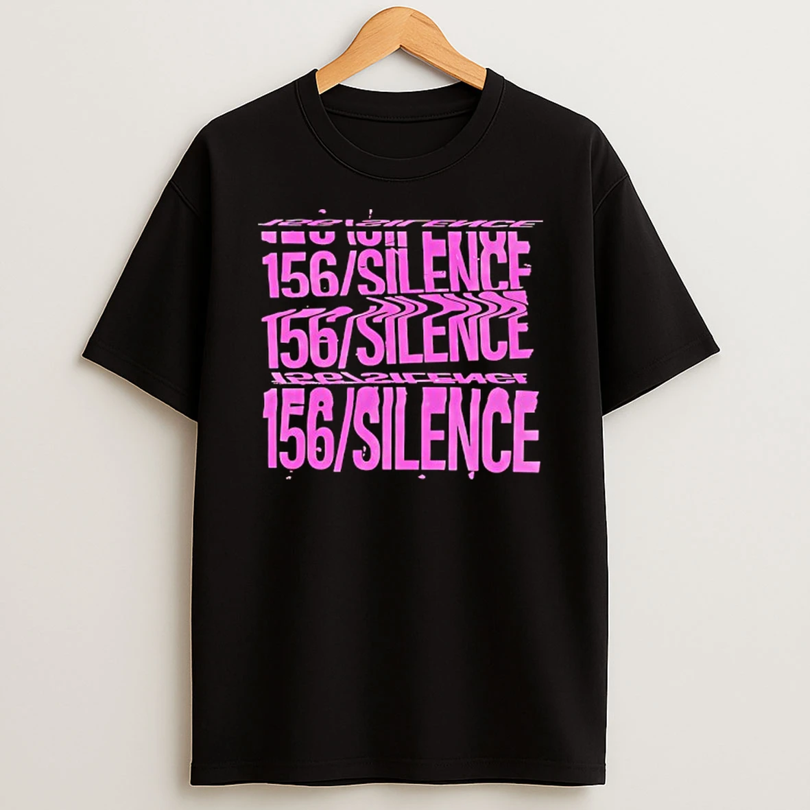 156 Silence Pink Scanner T Shirt