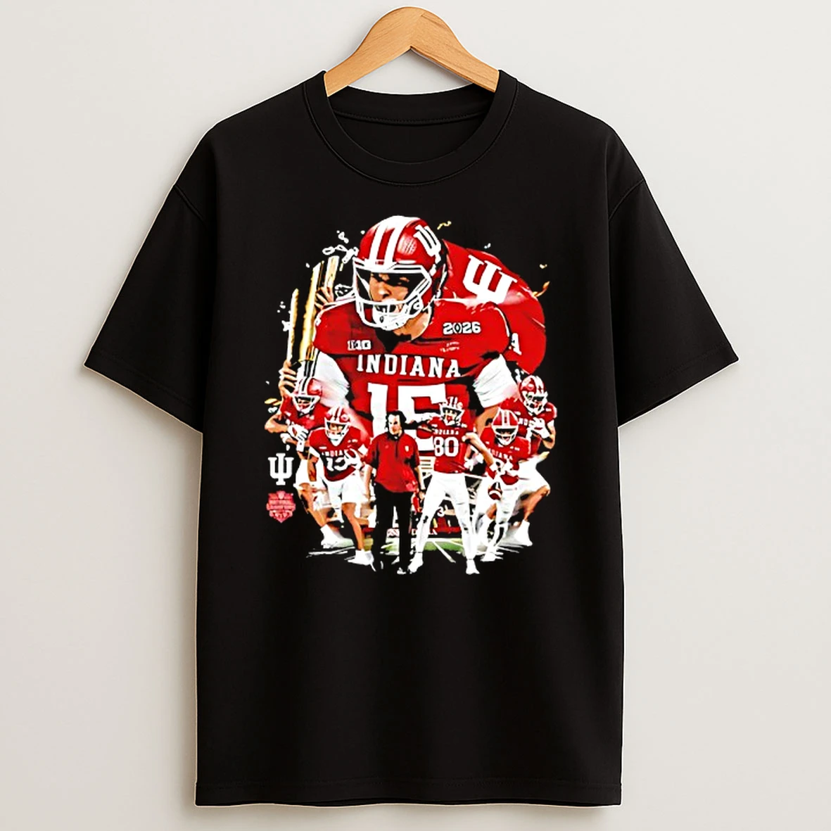 2025 2026 National Champions Indiana Hoosiers Team Players Graphic T Shirt