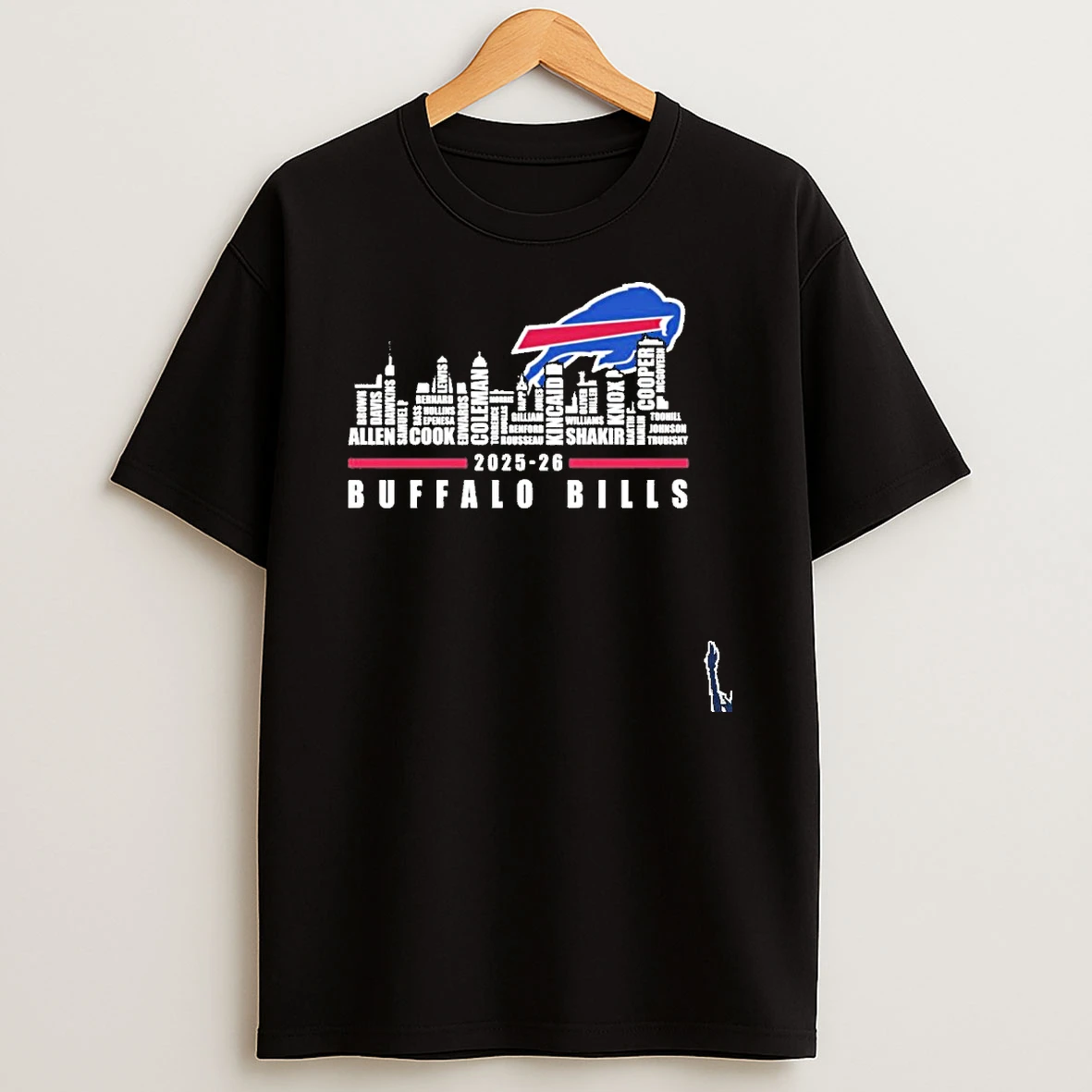 2025 26 Buffalo Bills Typo City T Shirt