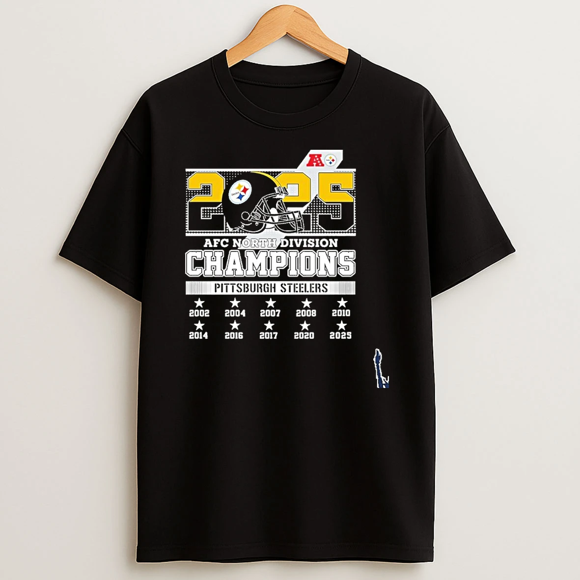2025 Afc North Division Champions Pittsburgh 2026 T Shirt