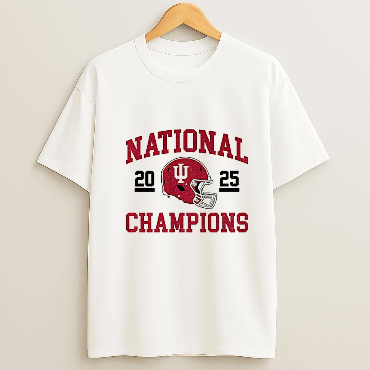 2025 Cfp National Champions Helmet Indiana Hoosiers T Shirt
