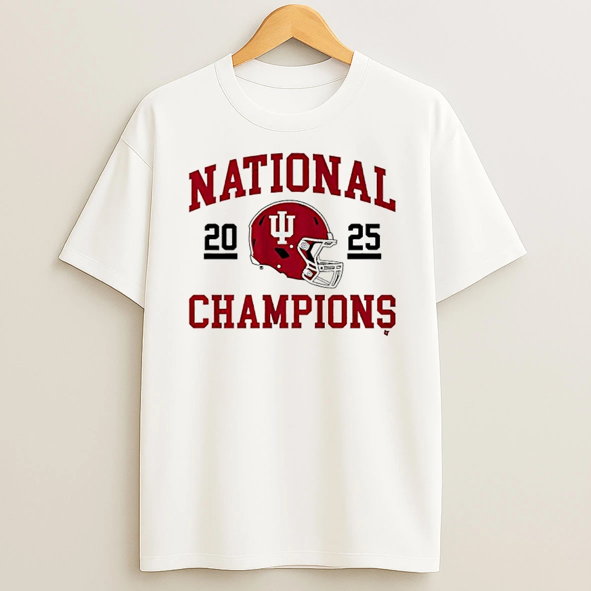 2025 Cfp National Champions Indiana Football Helmet T Shirt