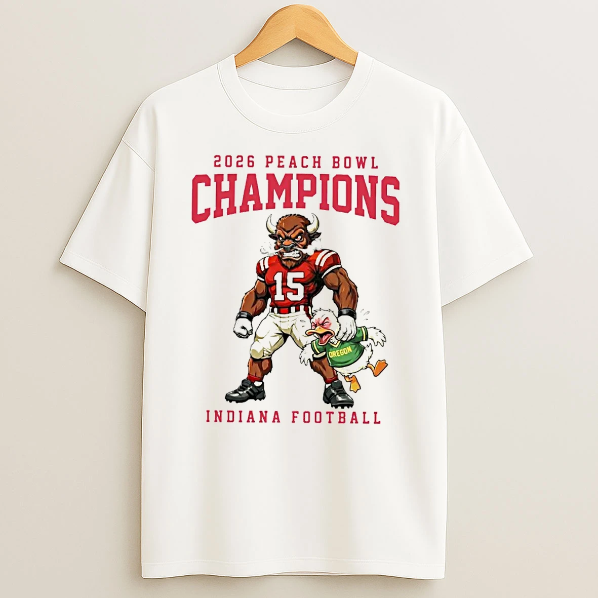 2025 Indiana Football Peach Bowl Champions T Shirt