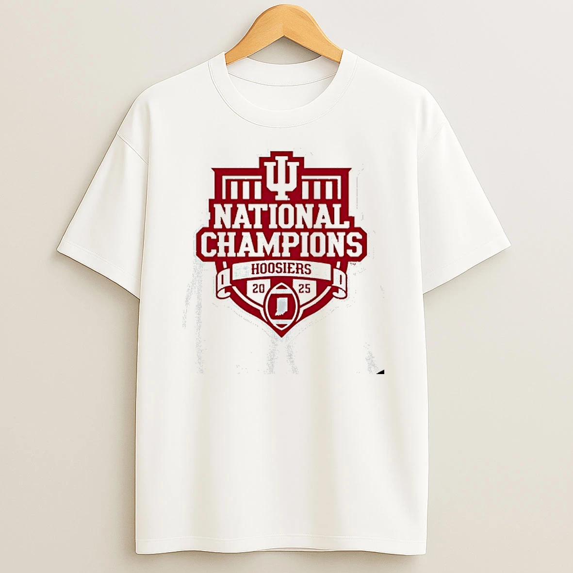 2025 Indiana Hoosiers Football National Champions Logo T Shirt