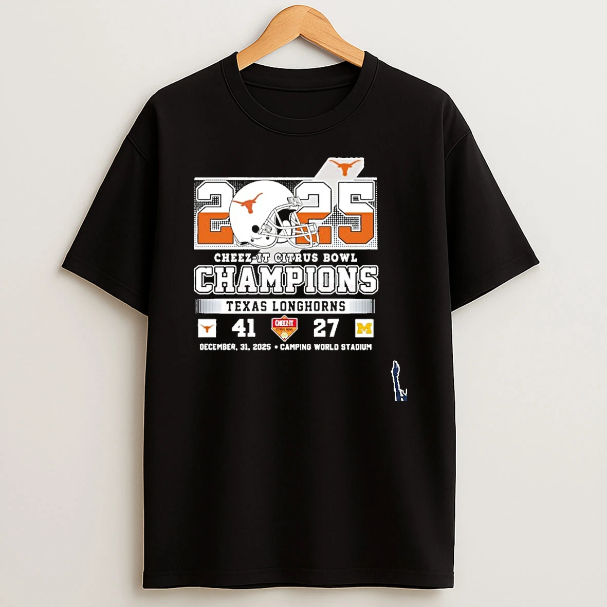 2025 Texas Citrus Bowl Score Champions 41 24 Michigan T Shirt