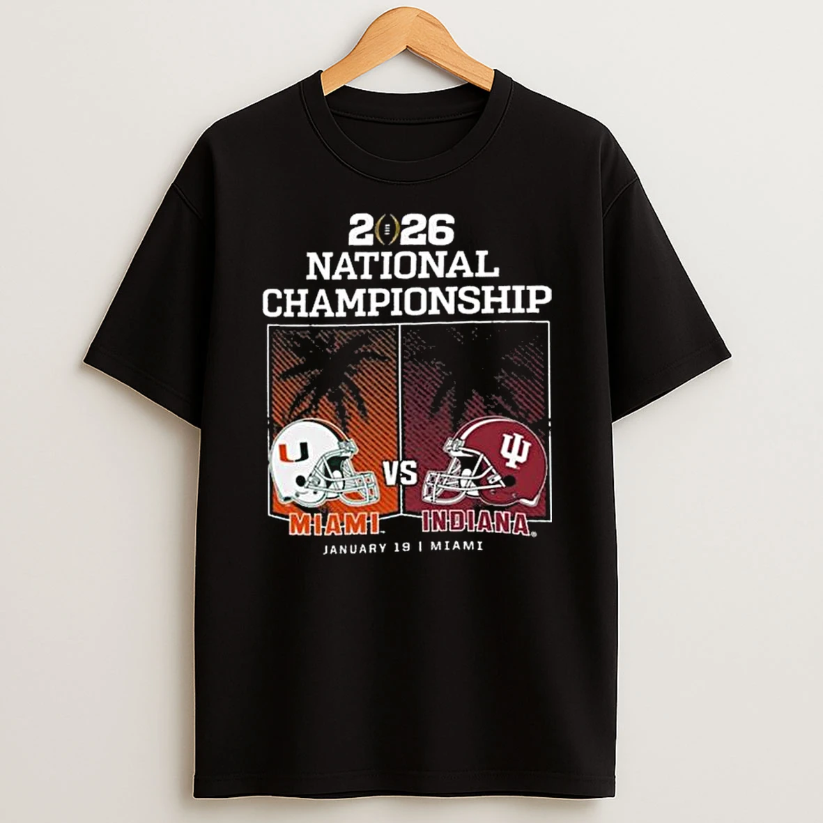 2026 National Championship Miami Vs Indiana January 19 Miami T Shirt