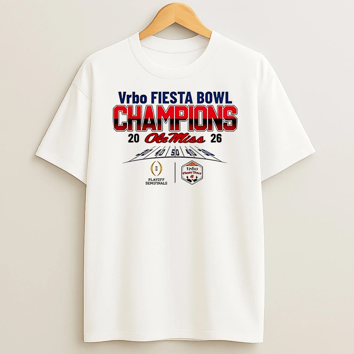 2026 Ole Miss Fiesta Bowl Champions Hotty Toddy T Shirt